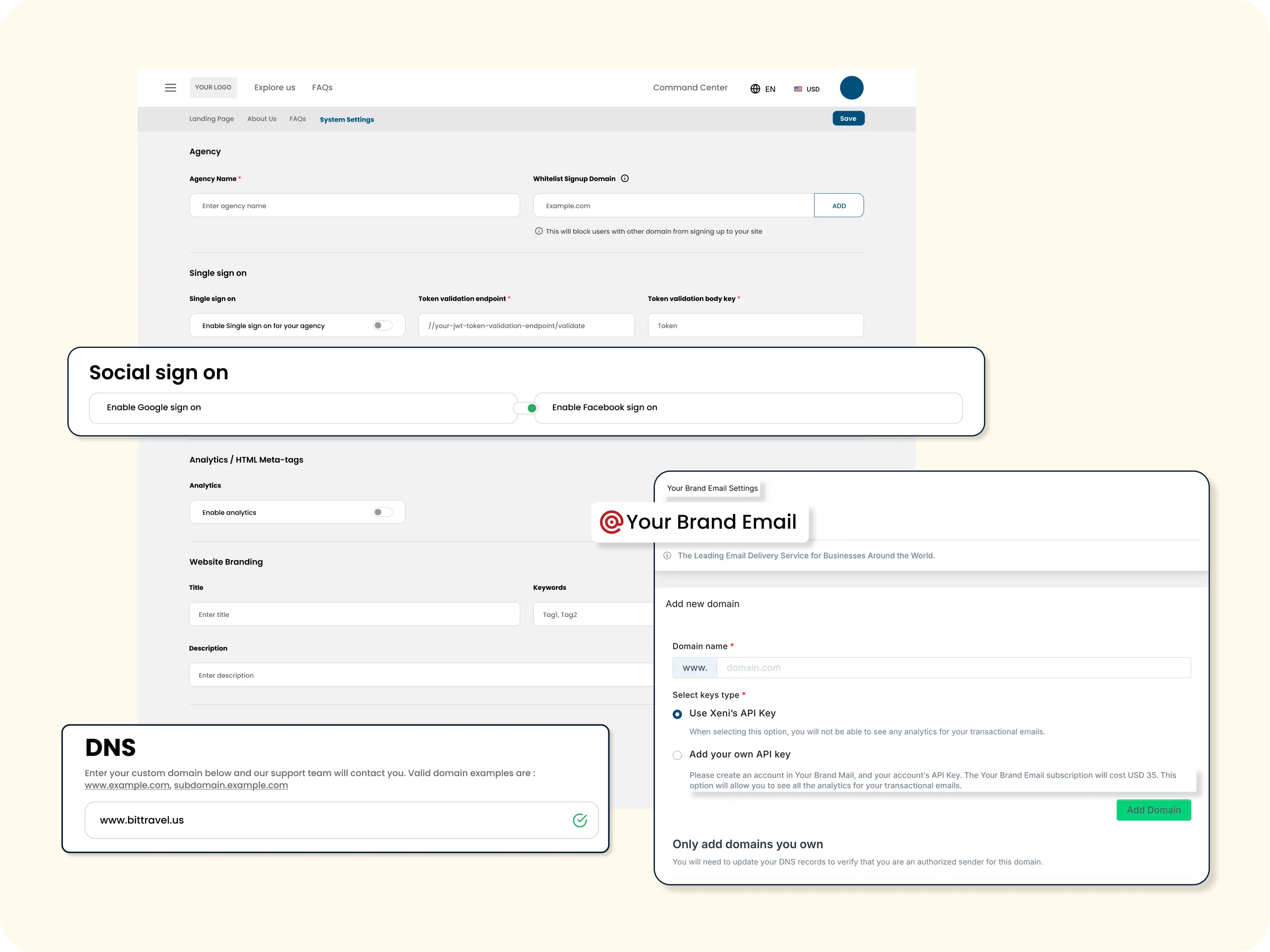 SSO, DNS, and Your Brand Email